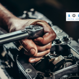 This image shows auto repair in Dubai